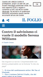 Mobile Screenshot of ilfoglio.it